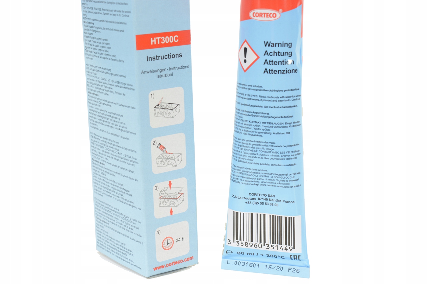 CORTECO MASA USZCZELNIAJĄCA -70C +300C 200ml Kod producenta 49392392