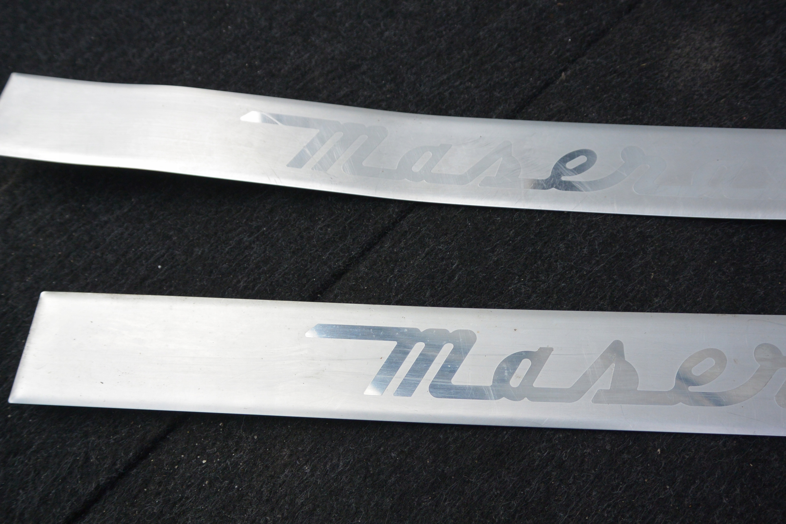 moulding cap threshold inner CHROM MASERATI GHIBLI III KOMPLET