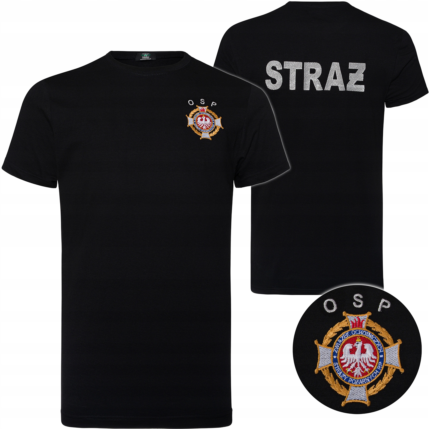

#1 Koszulka Strażacka Logo Związkowa Straż Haft S