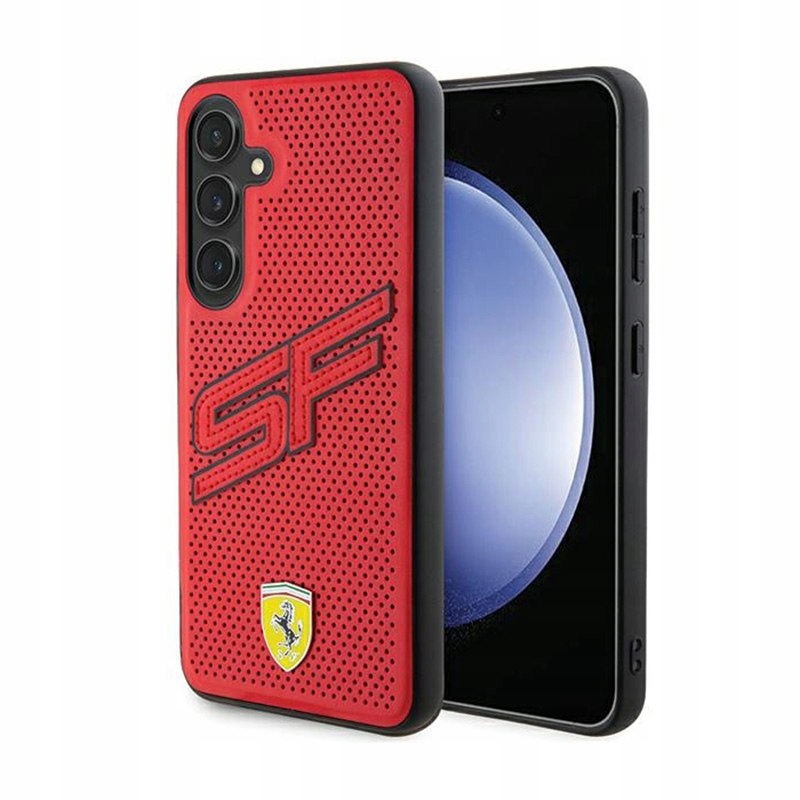 Ferrari Big Sf Perforated Etui Samsung Galaxy S24 (czerwony)