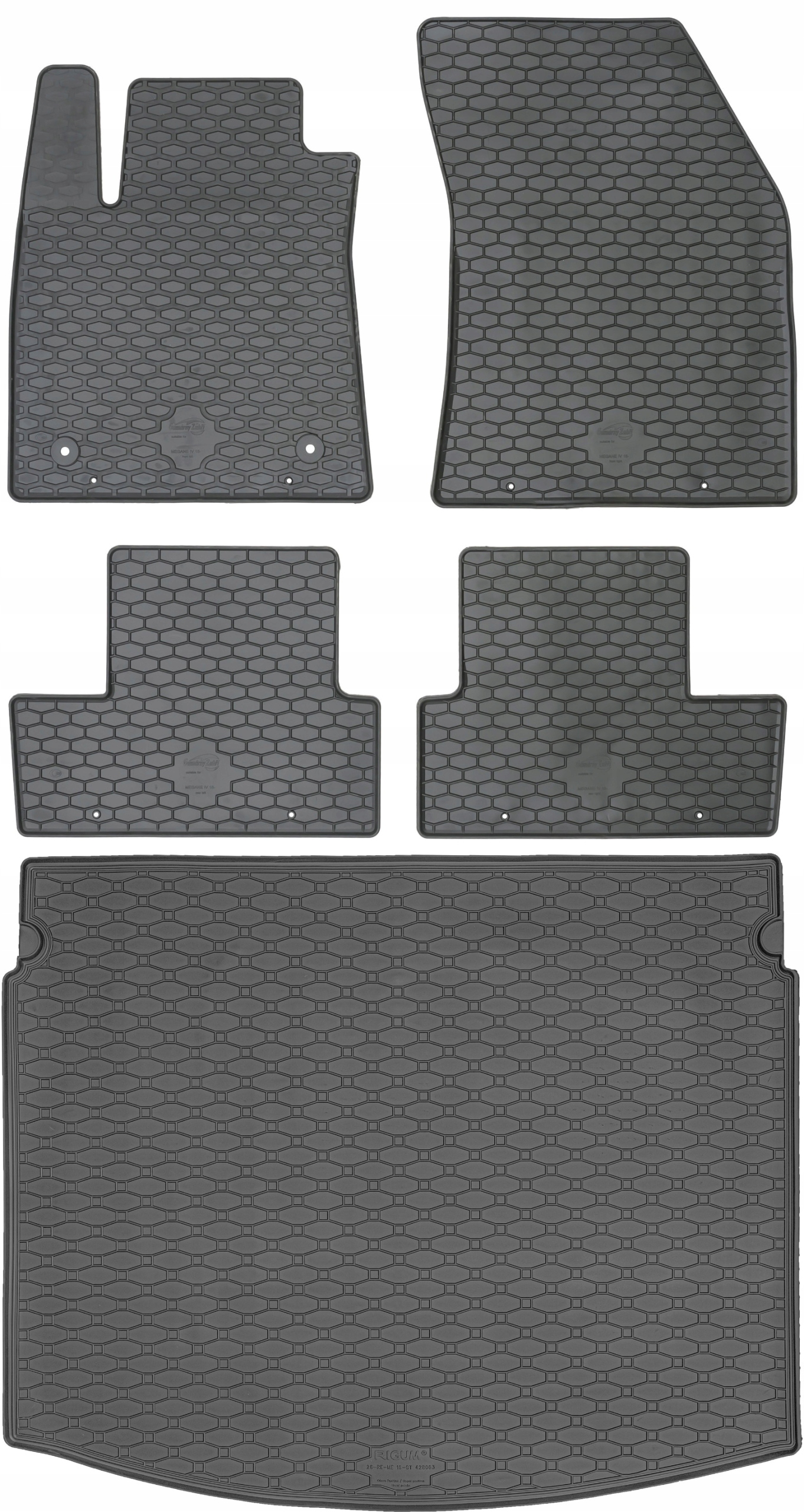 Renault Megane IV Kombi 2016 Sada Koberce batožinový priestor