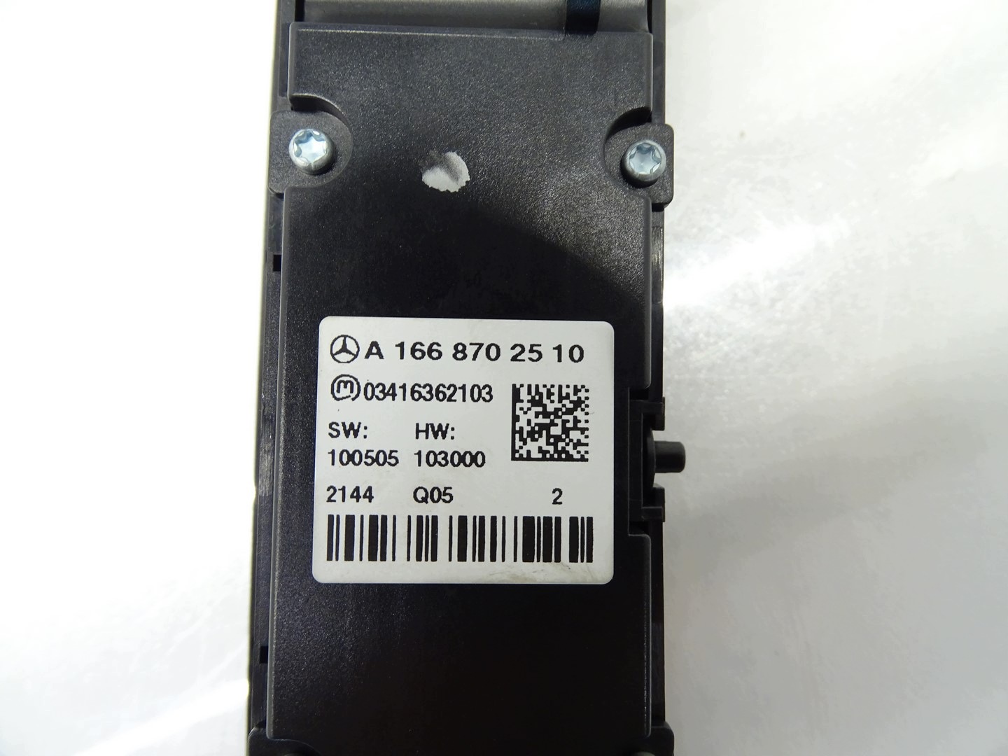 PANEL Leuchten des warnblickschalters PDC MERCEDES ML W166 A1668702510