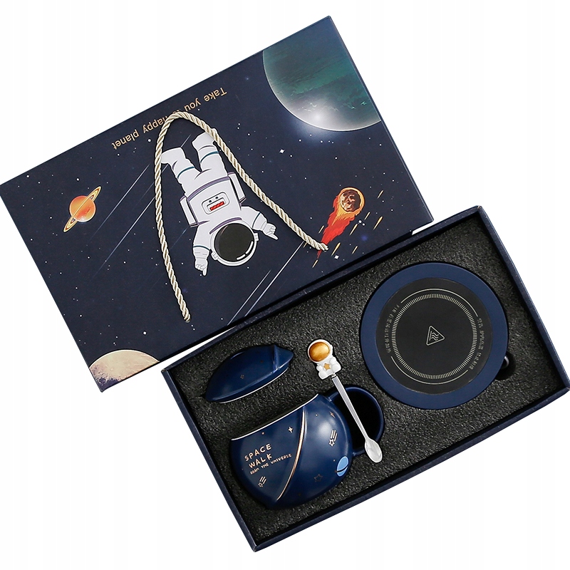 Set Hrnek S Ohřívačem Lžíce Usb kabel Dárek Na Den Dědečka Hrníčky