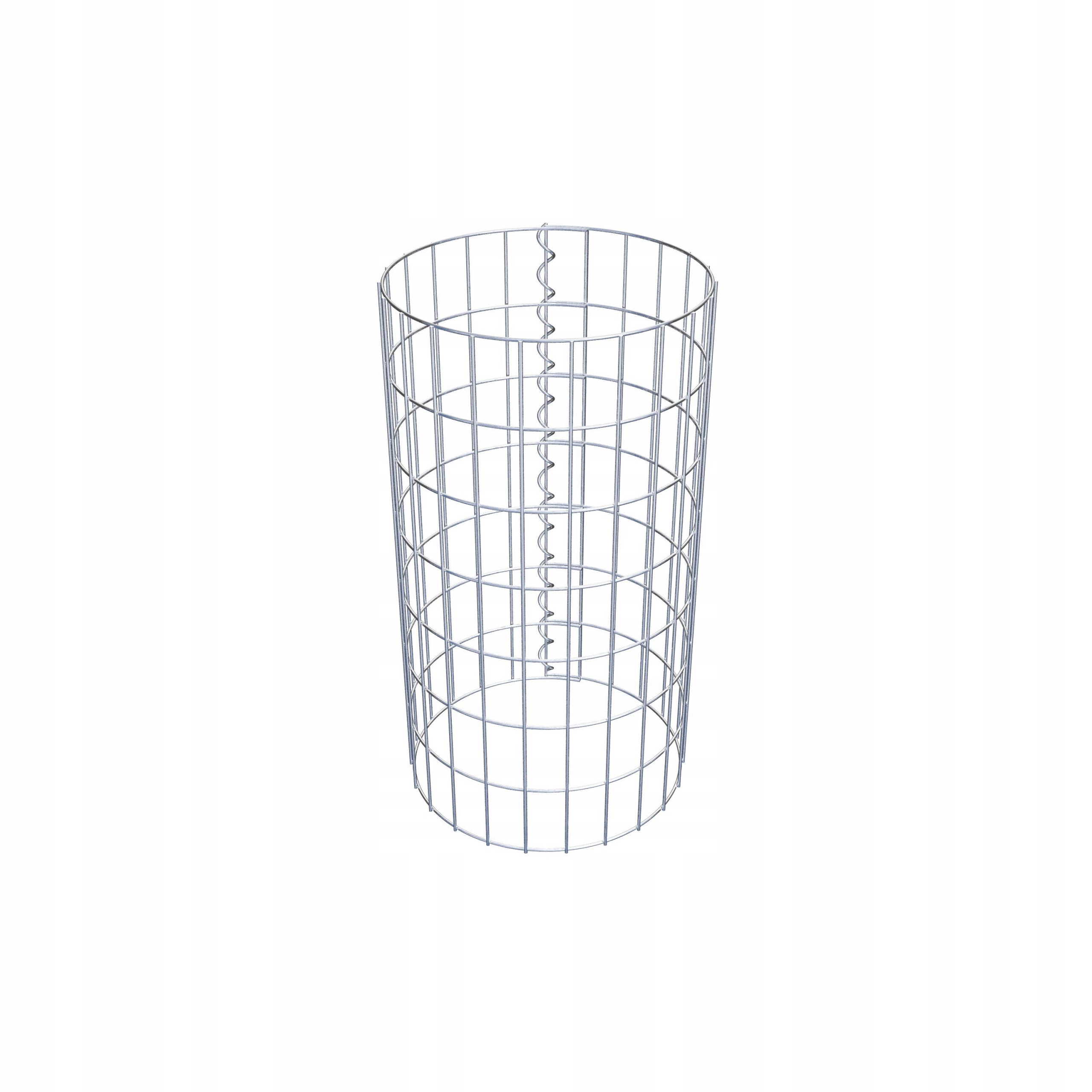 Kolumna gabionowa o średnicy 37 cm, okrągła MW 5 x 10 cm17 Długość 37 cm