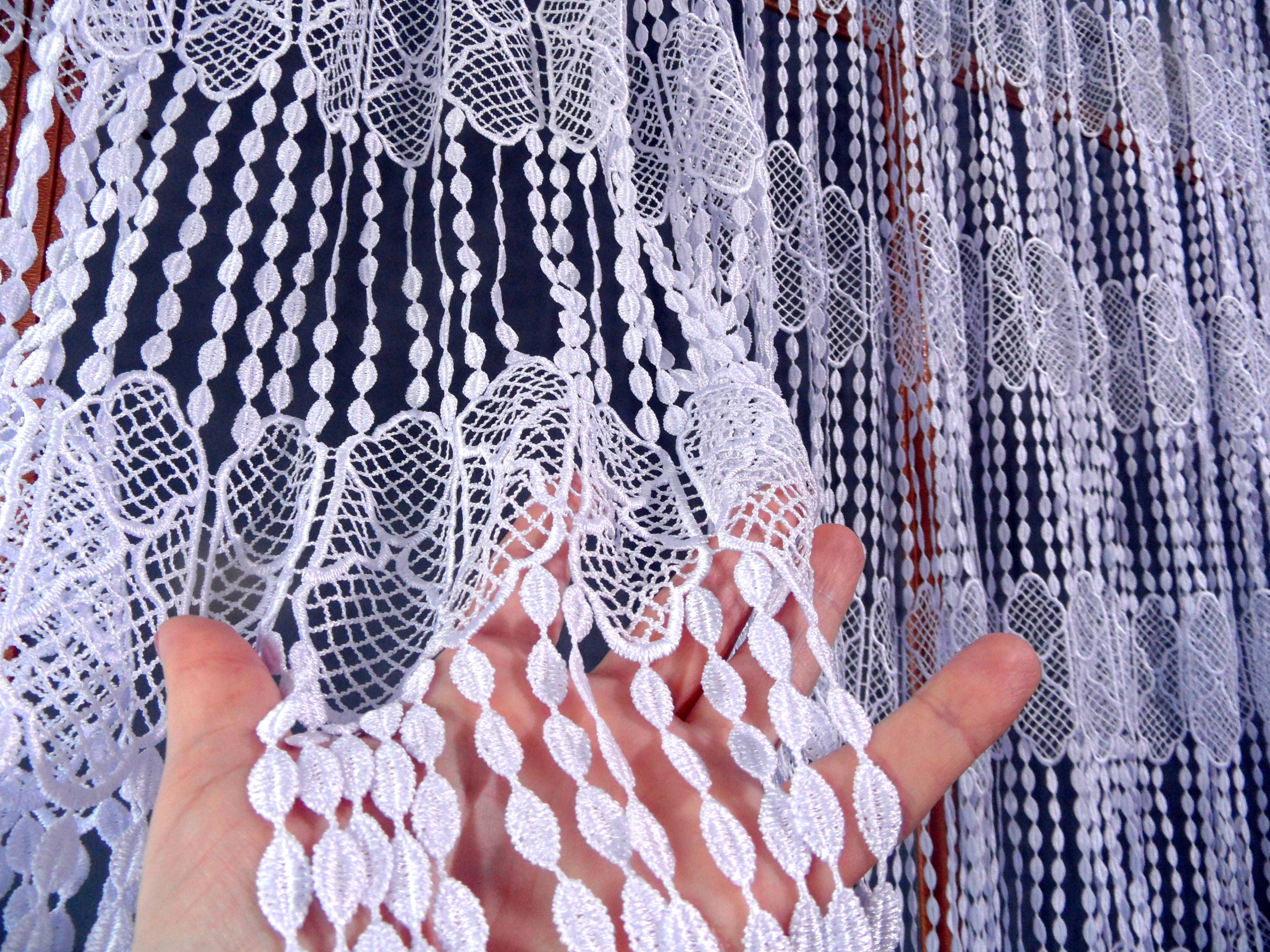 Piękna firana Gipiurowa Ultra Biała wys 120x300cm