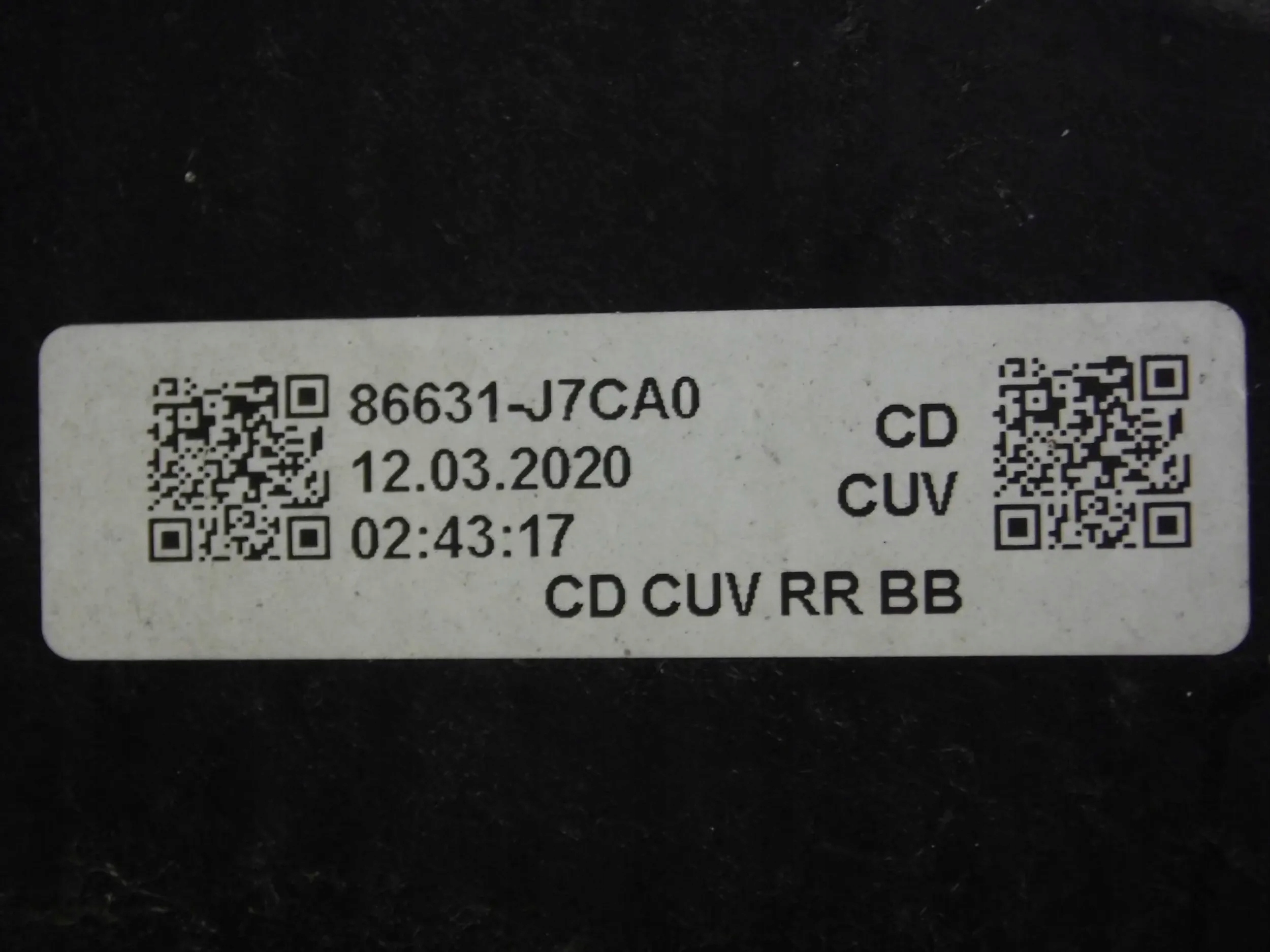 KIA Xceed 2018+ bumper support rear part pillar 86631J7CA0