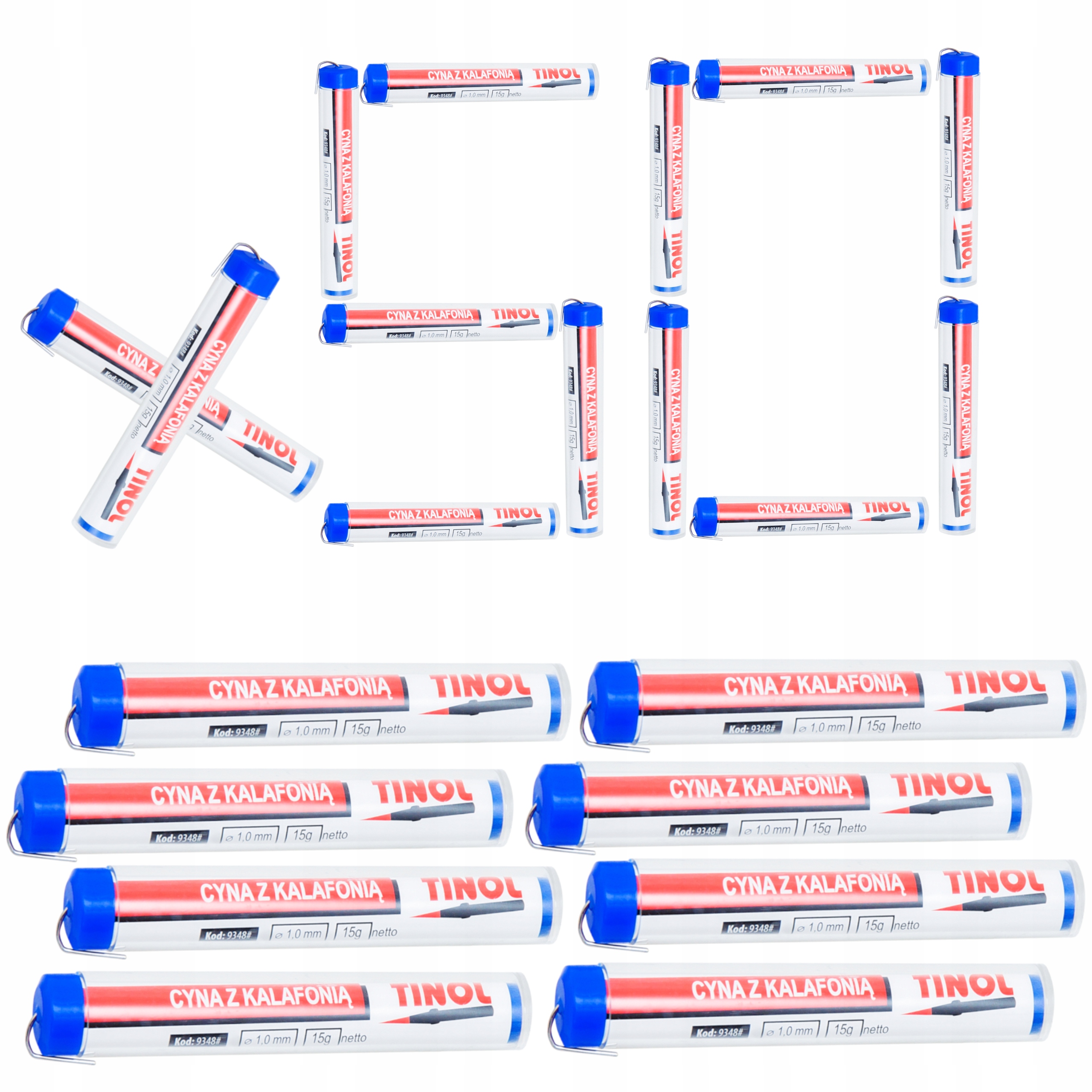 50x Cin Spájkovacie Spojivo S Tavidlom Injekčná Liekovka 1MM Profesionálna Kolofónia