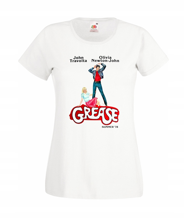 

L Koszulka Damska Grease John Travolta Wzory