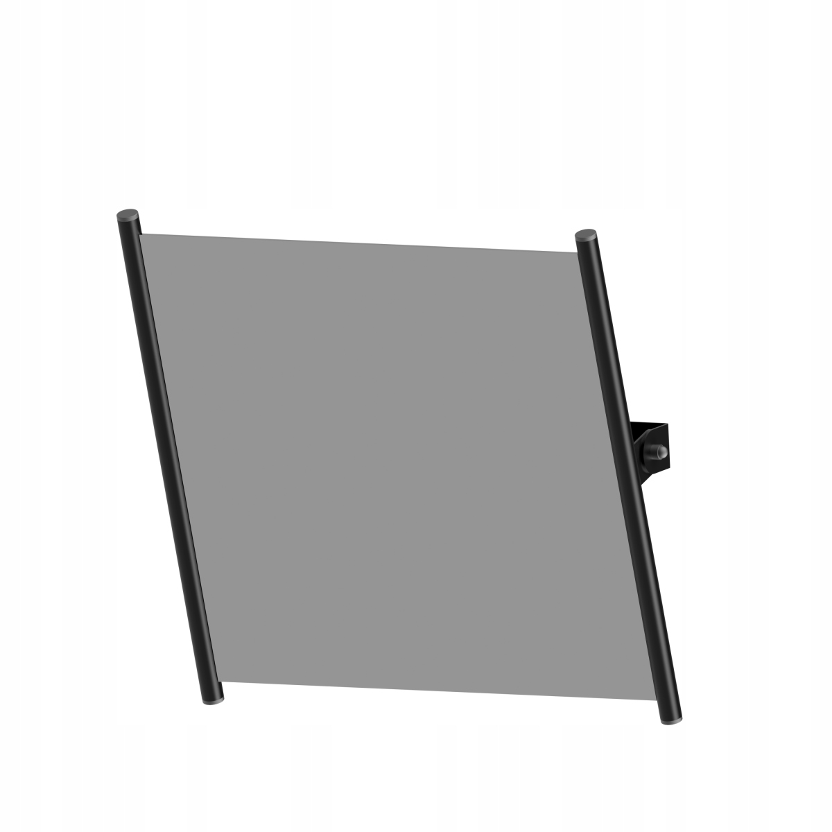 

Lustro uchylne z rączką w bocznej ramie czarne