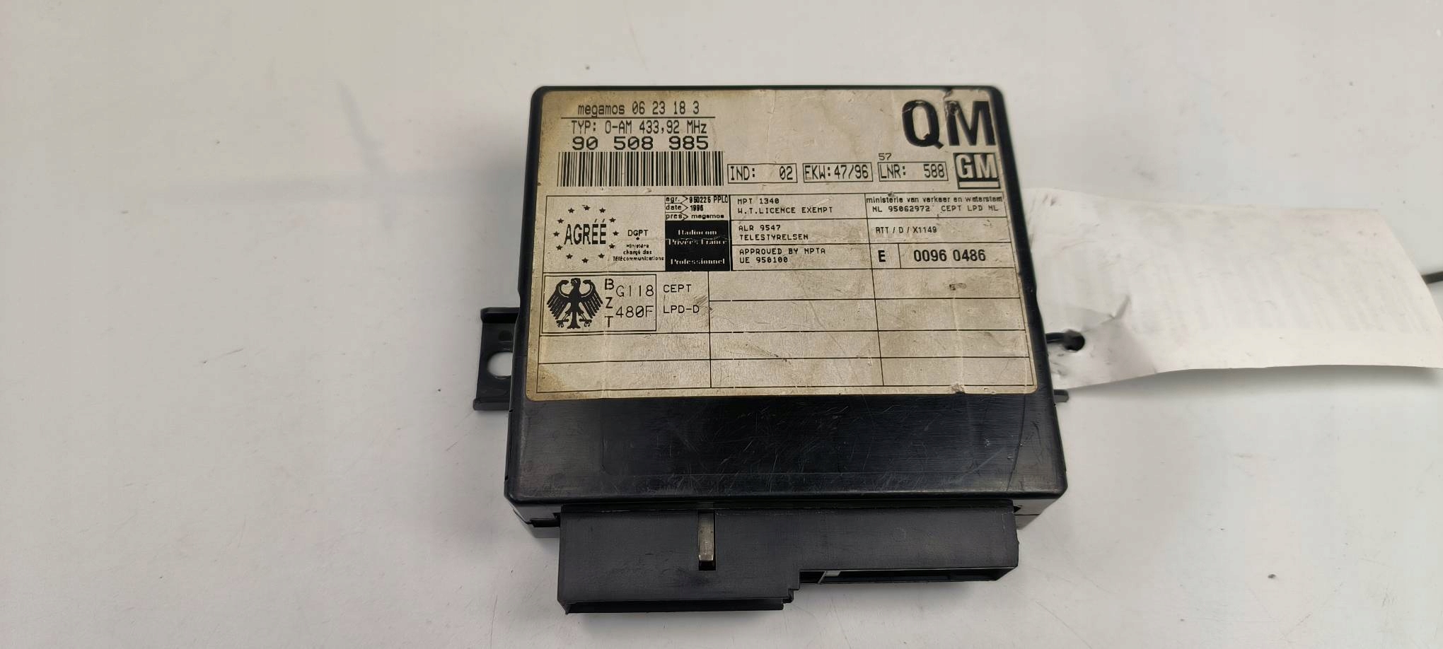 Unité commande confort 90508985 OPEL VECTRA B