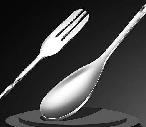Łyżka barmańska spiralna z widelcem stalowa 26 cm Rodzaj mieszadło