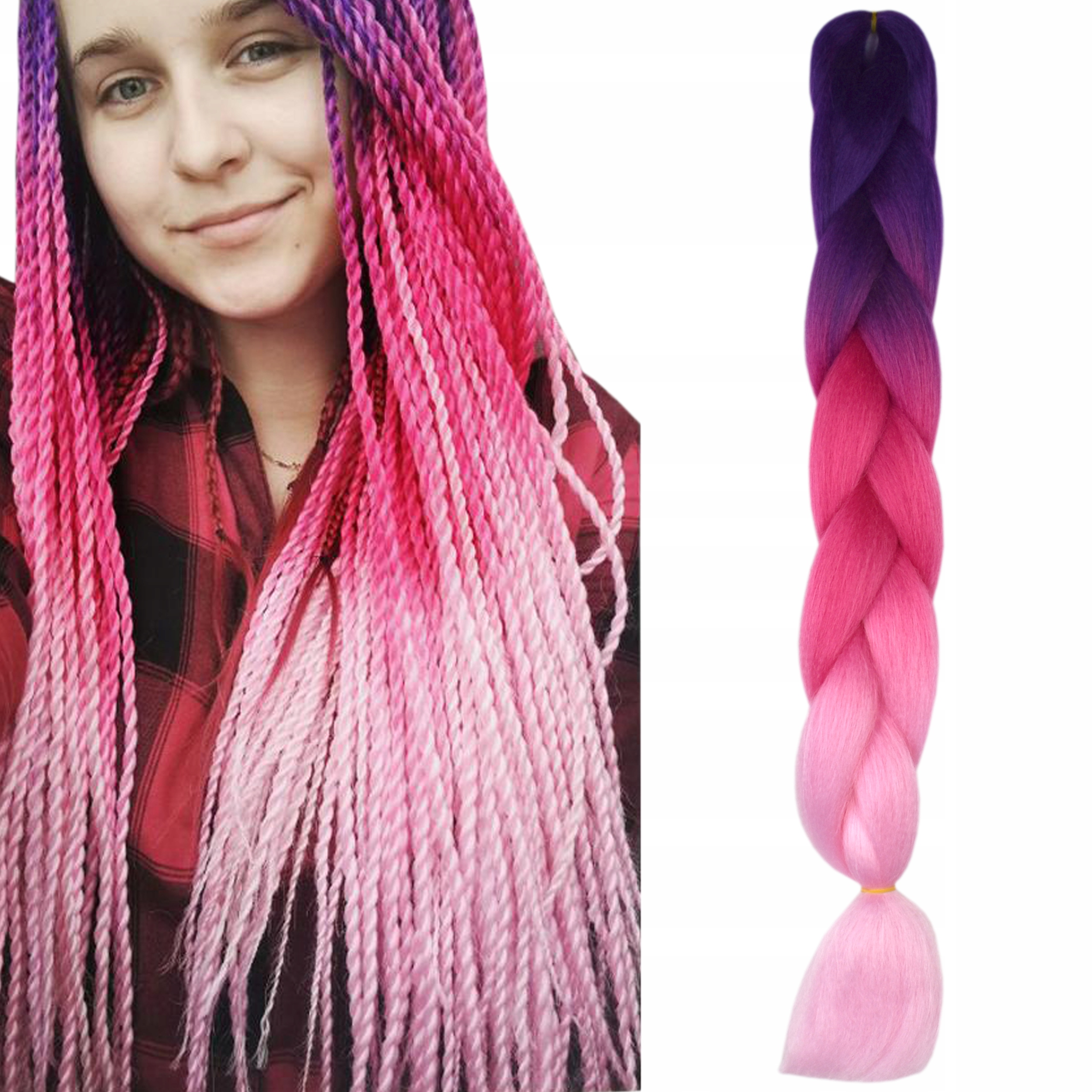 

Włosy Syntetyczne Ombre na Warkoczyki SC25