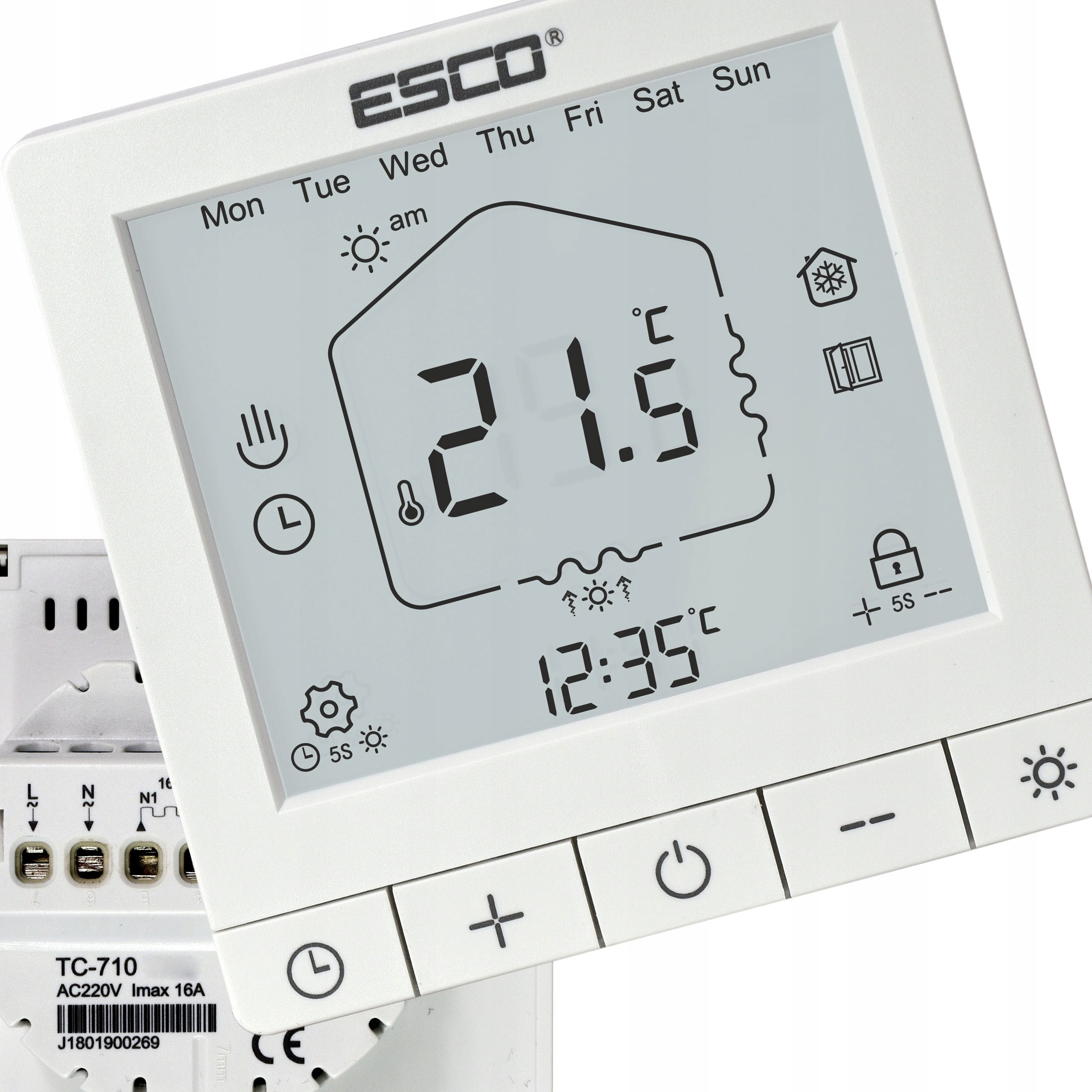 

Termostat Maty folii Grzewczej Sterownik podłogowe