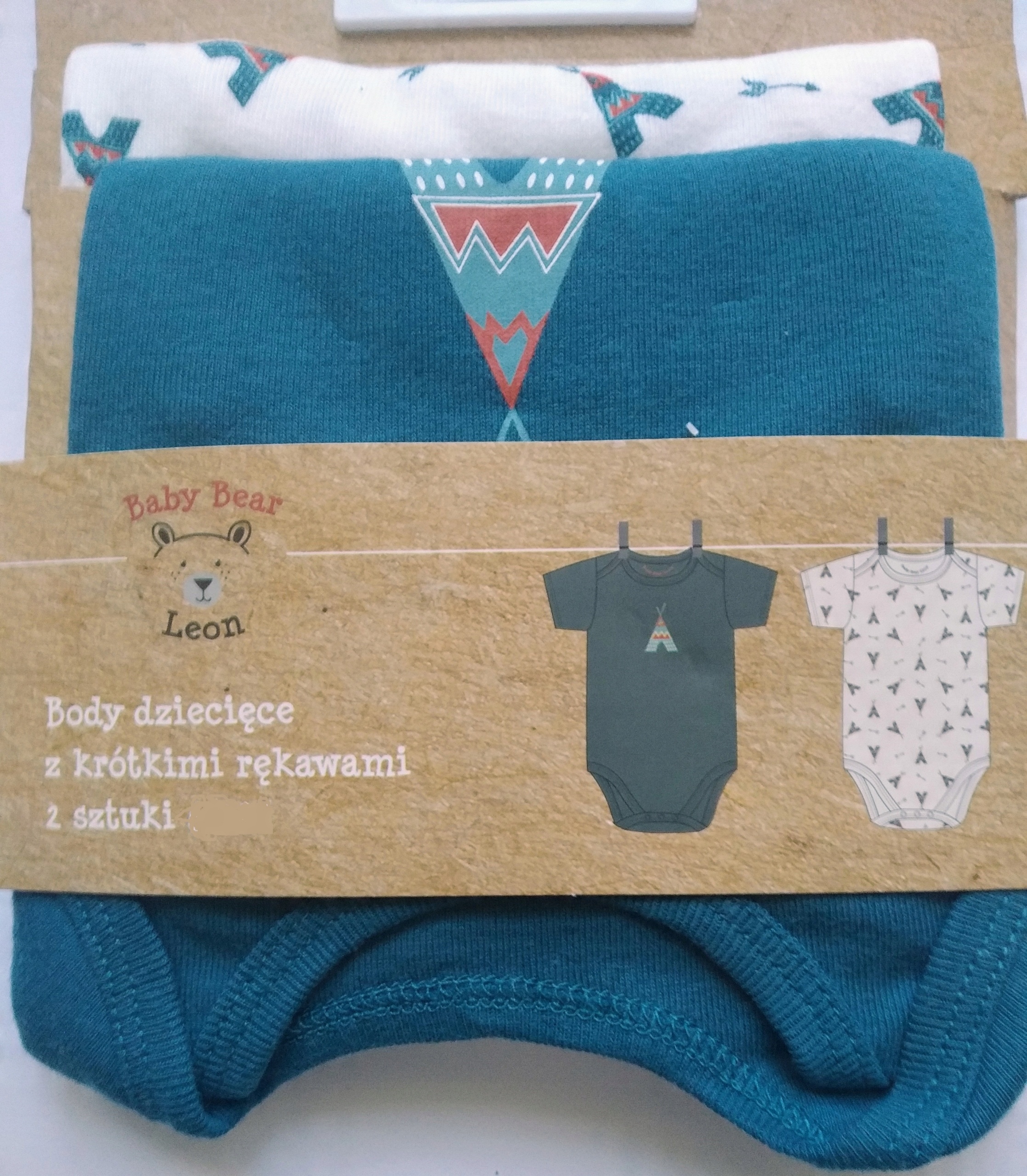 

Baby Bear Leon 2 pack body Tipi 74-80 cm
