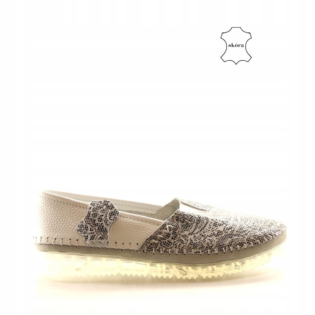 Mokasíny Z Kůže Filippo 2147 BÍLÉ40