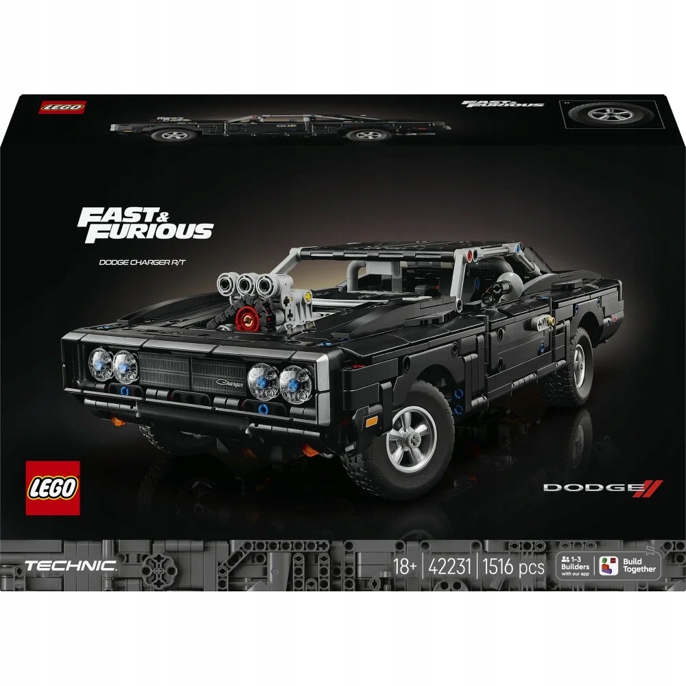 * Lego Technic Auto Fast and Furious Dodge Charger R/t 42231