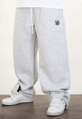 Dresy Jigga Wear Logo Drawcord Baggy szare