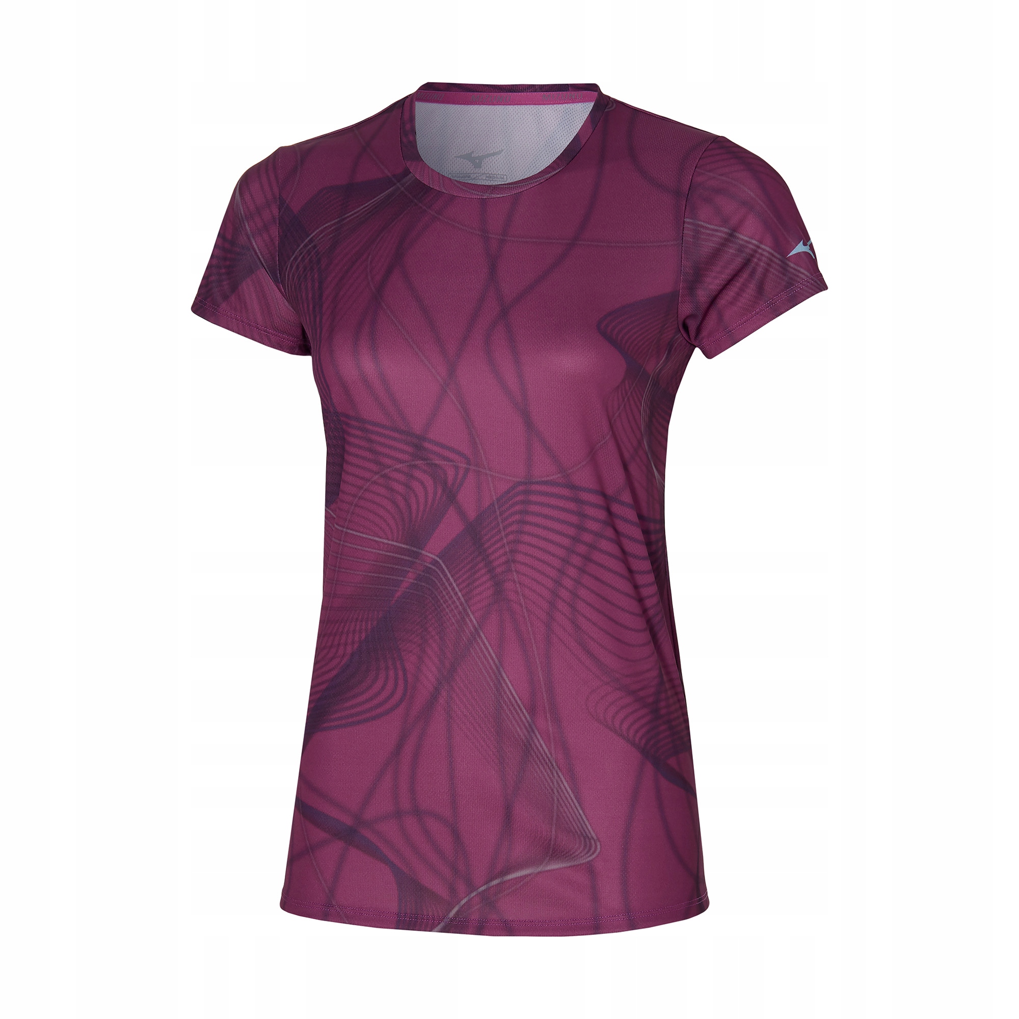 Koszulka do biegania damska Mizuno Graphic Tee magenta haze XL
