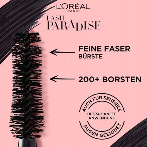 L'ORÉAL PARIS Tusz Do Rzęs Czarny Długość i Obj. Lash Paradise 6.4 ml — miniatura 3