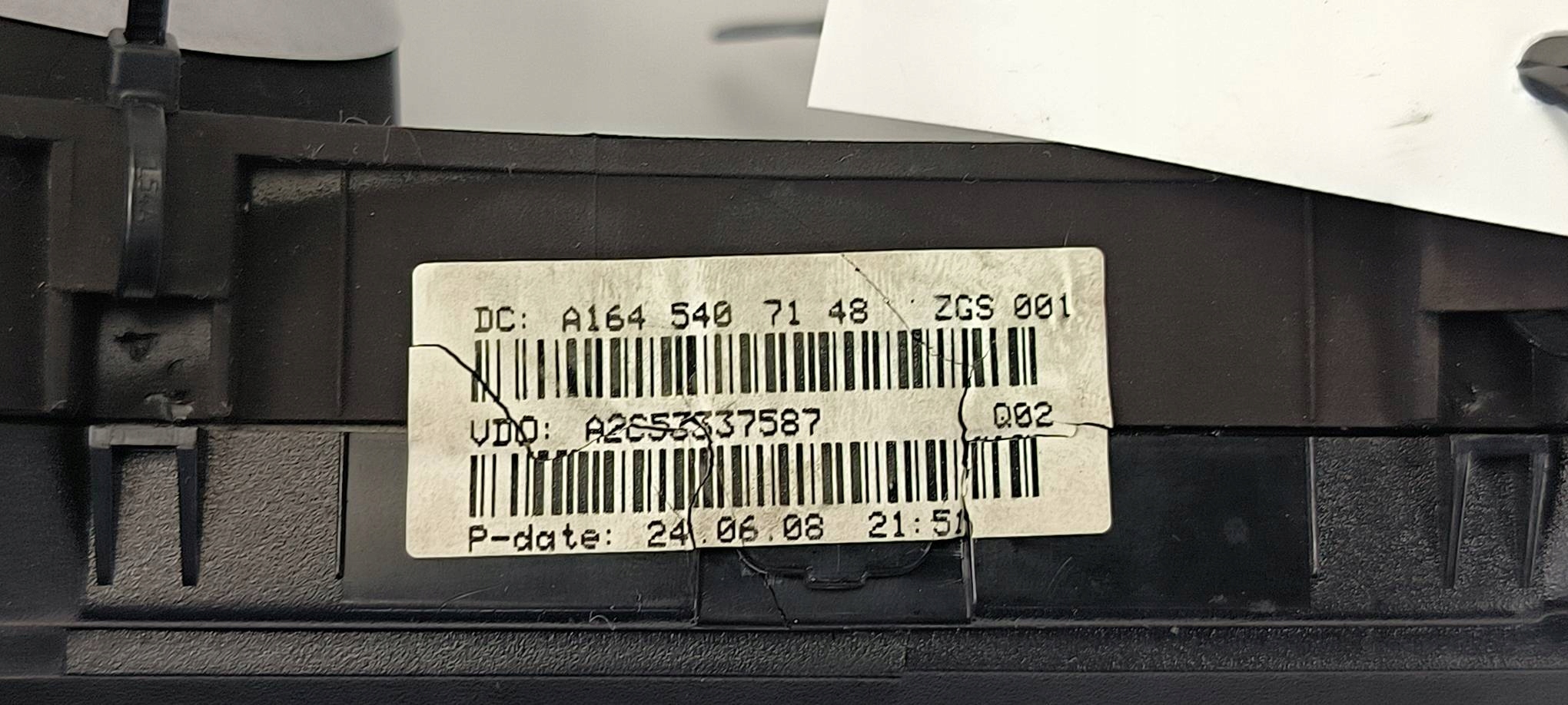 dials clock A1645407148 MERCEDES W164