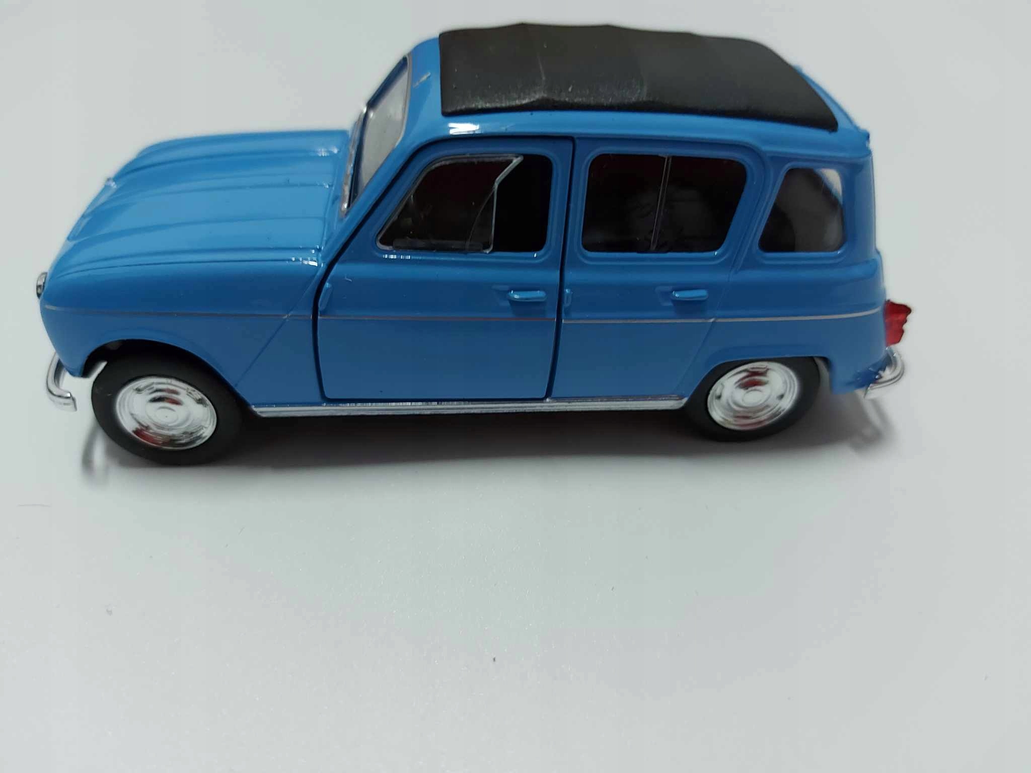 WELLY RENAULT 4 Niebieski 1:34 METALOWY NOWY MODEL EAN (GTIN) 5904538643355