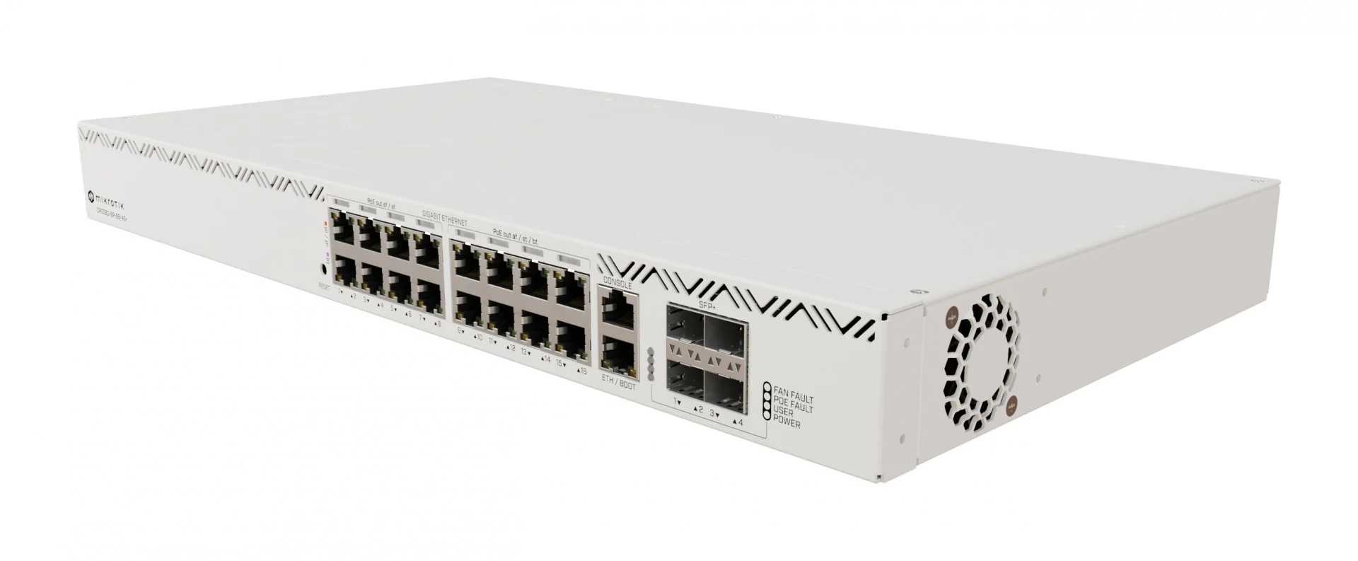 MikroTik Switch CRS320-8P-8B-4S+R, 8x GbE PoE+, 8x GbE PoE++, 4x Sfp+