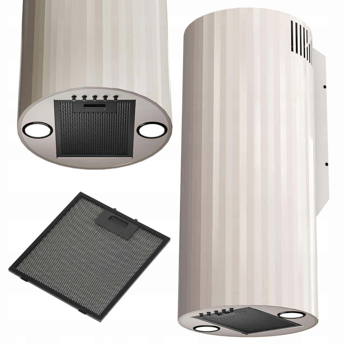 Okap Kuchenny Ścienny Maan Elba 3D Wpb 731 S Kaszmir Tuba Led 70cm