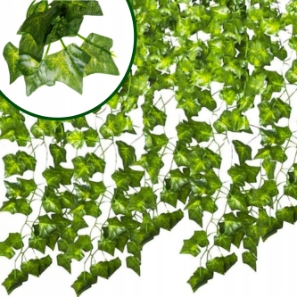 

6x Sztuczny bluszcz 12,6m dekoracja na balkon Diy