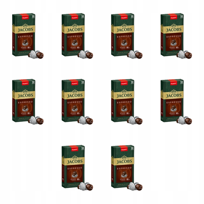 Jacobs Espresso Intenso 10 Mletá káva 10 kapslí 52 g X10
