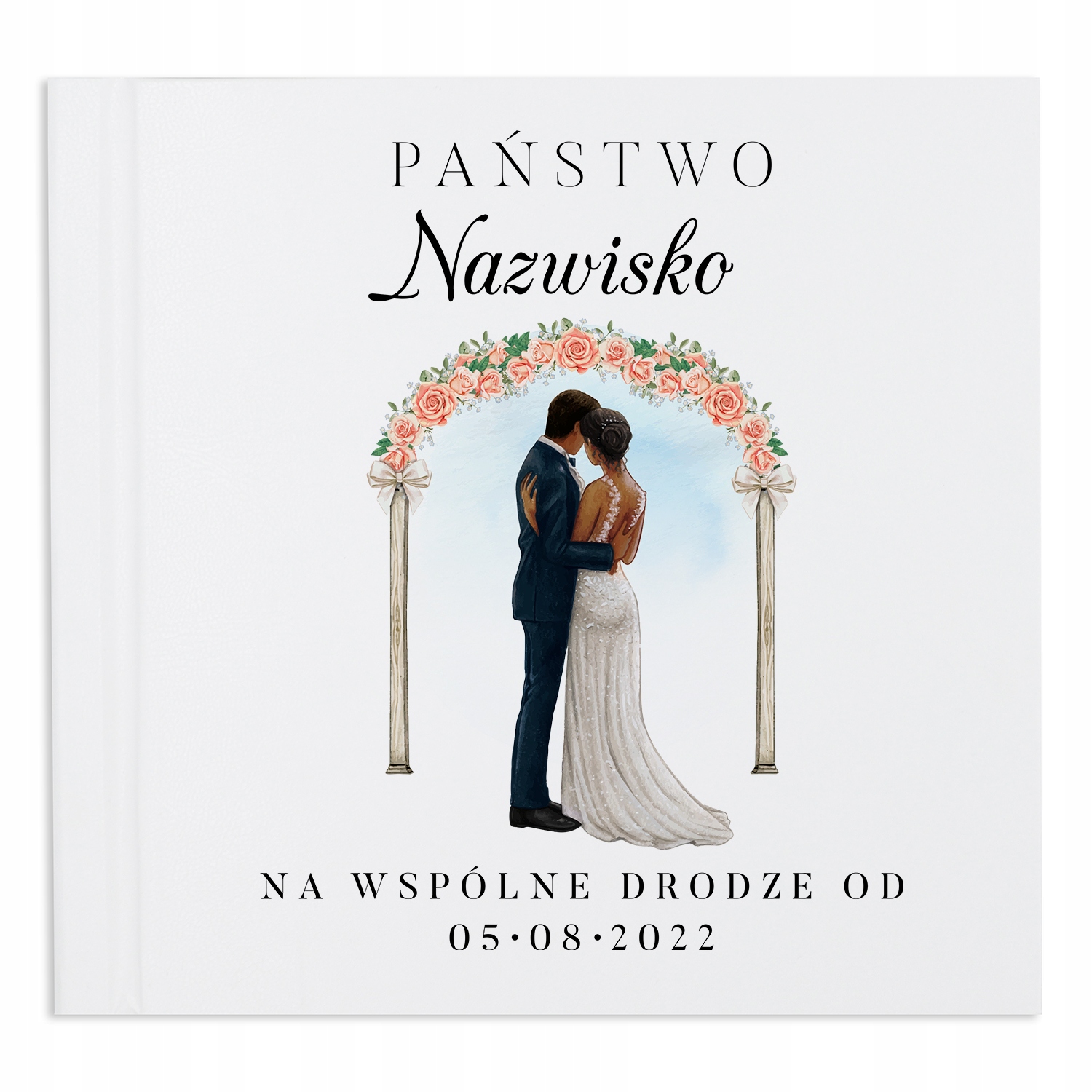 Šité Album na svatební fotografie, personalizované