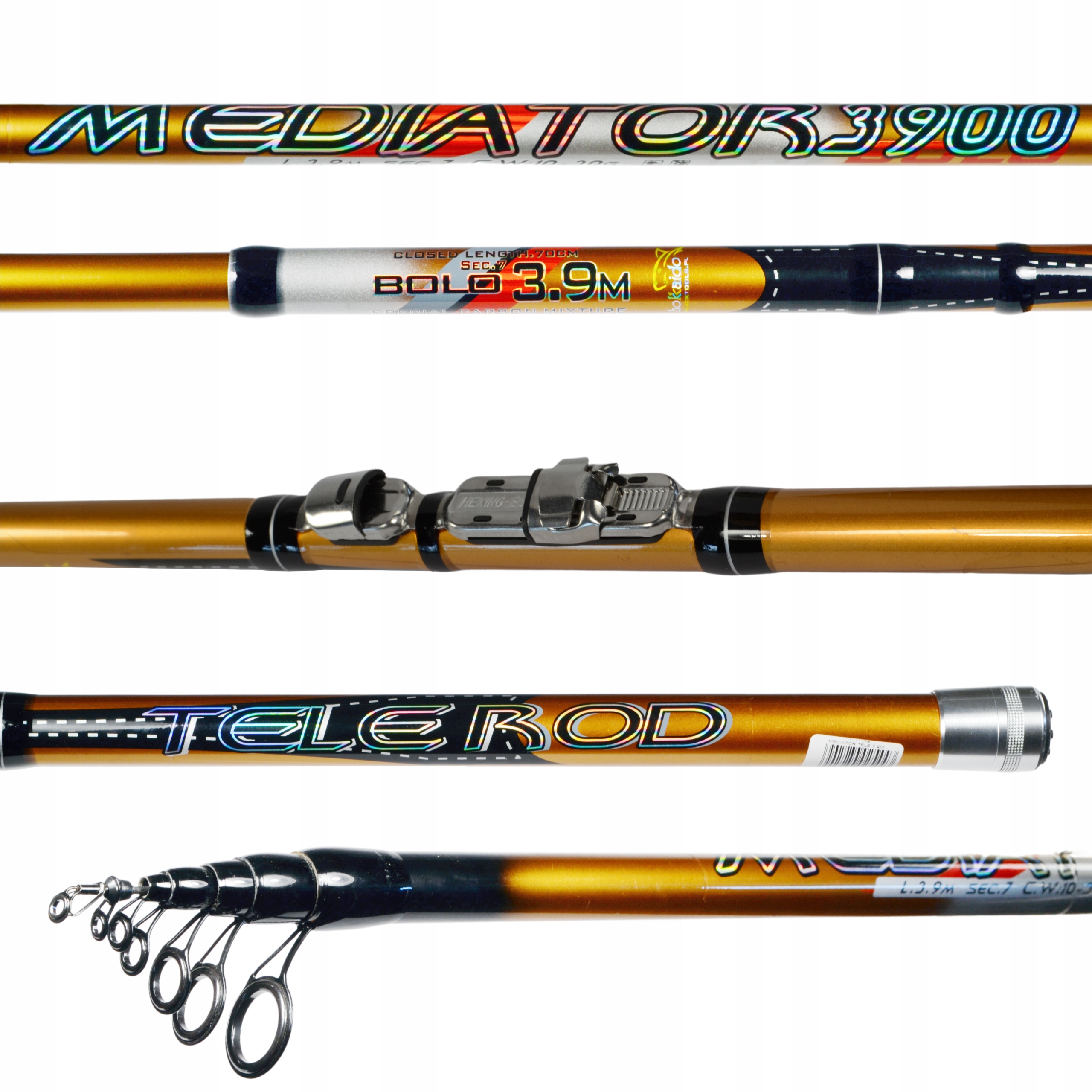 WĘDKA TELESKOP HOKKAIDO MEDIATOR 3.9M HOKKAIDO Kod producenta W11149