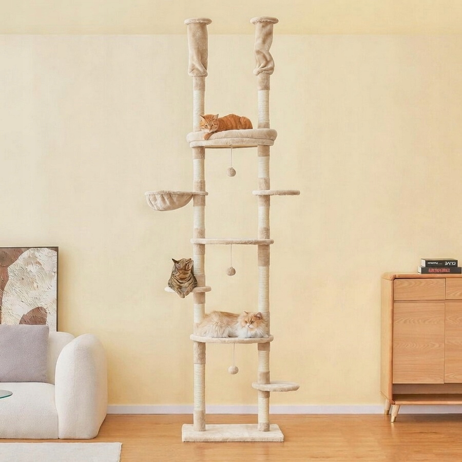 DRAPAK DLA KOTA SUFITOWY KOSZ LEGOWISKO 238-258 cm