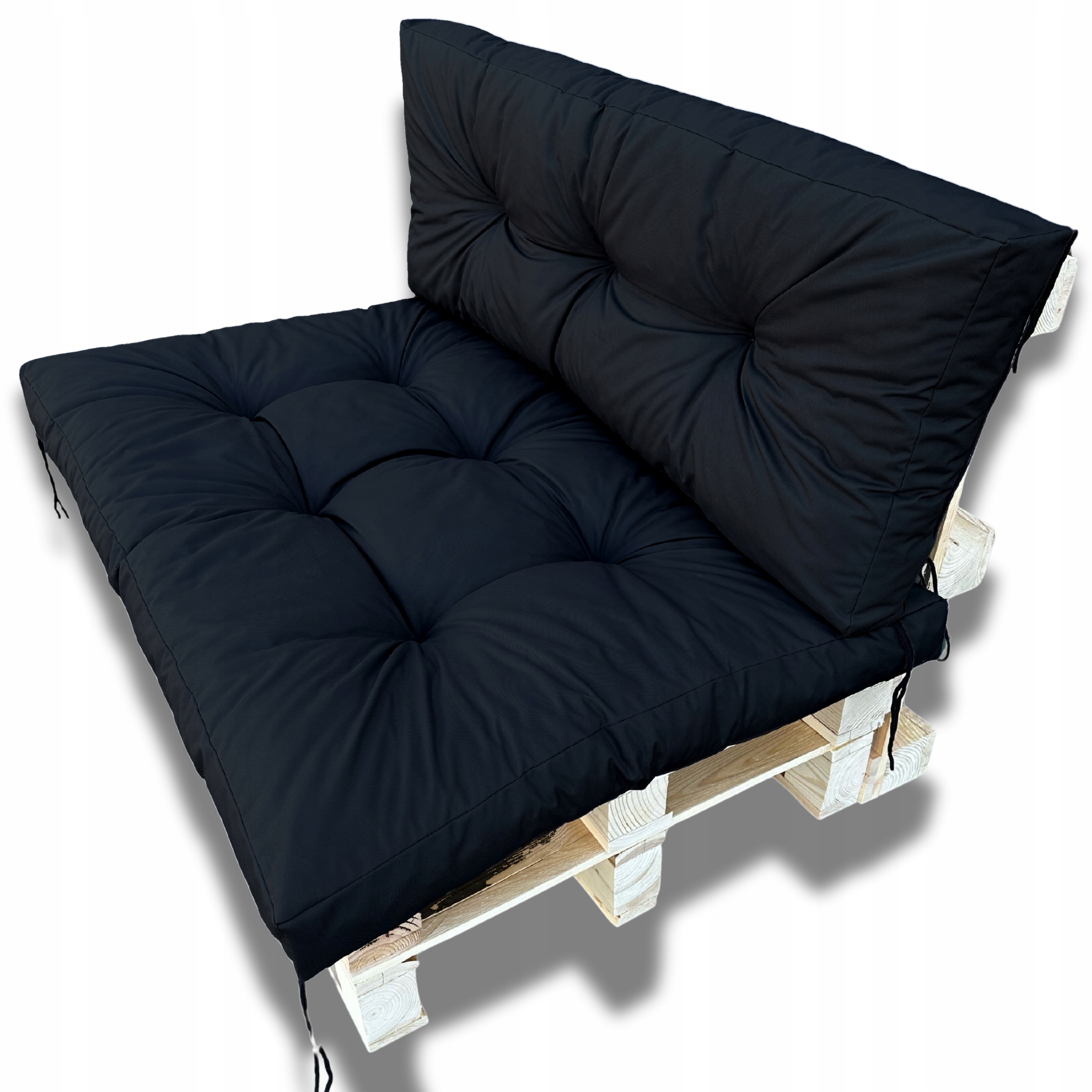 Zestaw poduszek ogrodowych na paletę 120x80 siedzisko 120x40 oparcie