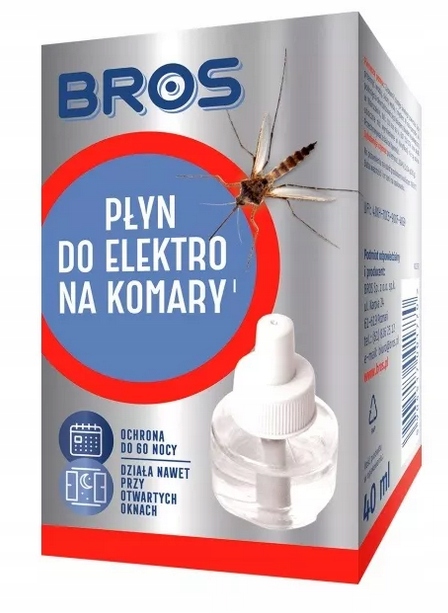 

Bros Płyn Do Elektro Na Komary 30ml 1szt