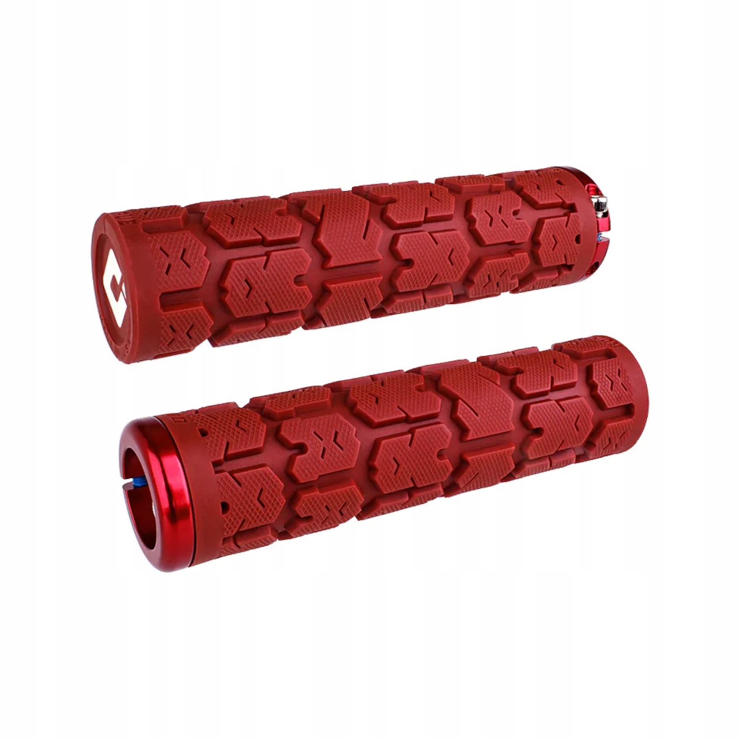 Gripy na kolo Odi Rogue v2.1 Lock-on červené 135 mm