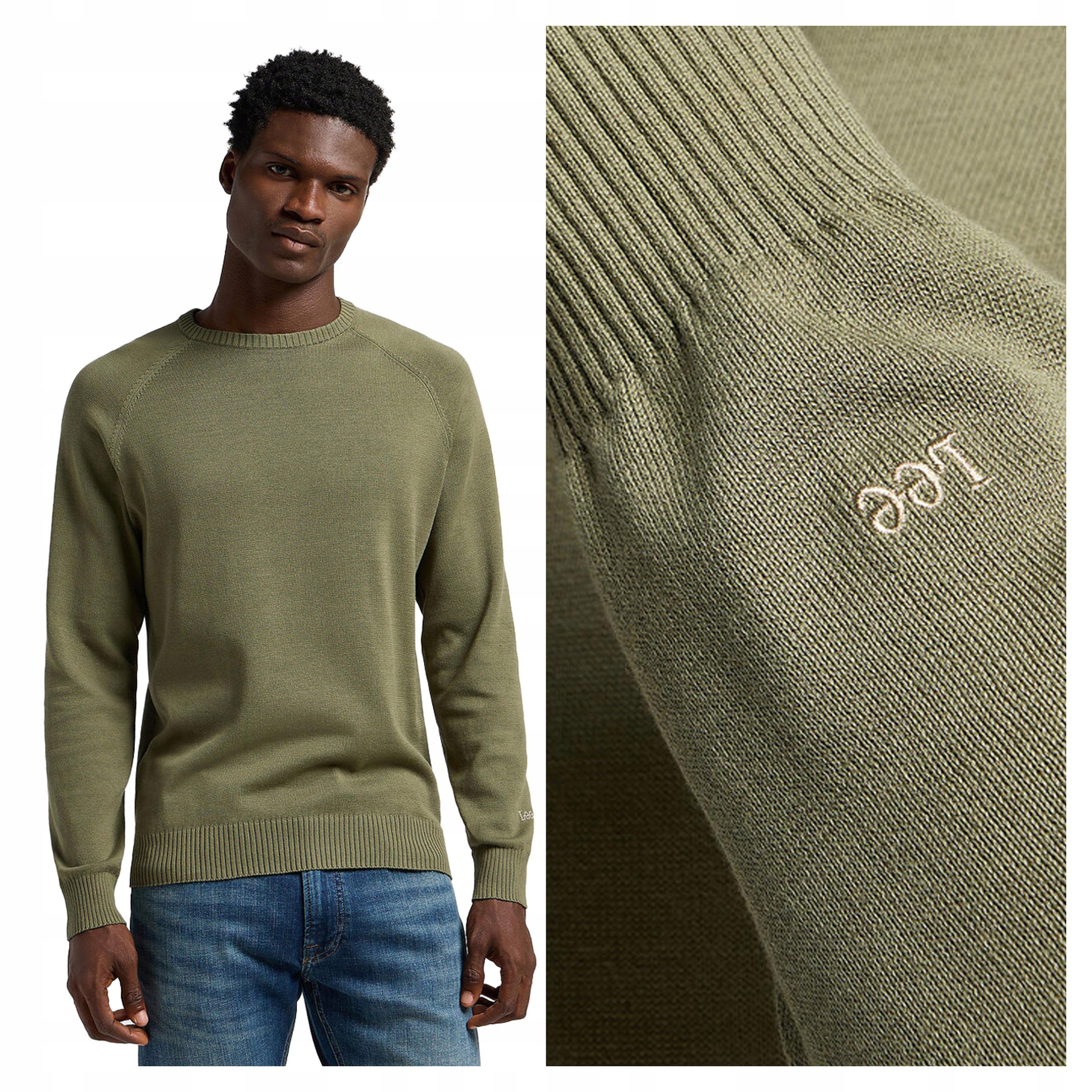 Lee Clean Raglan Sweater S Pánský svetr