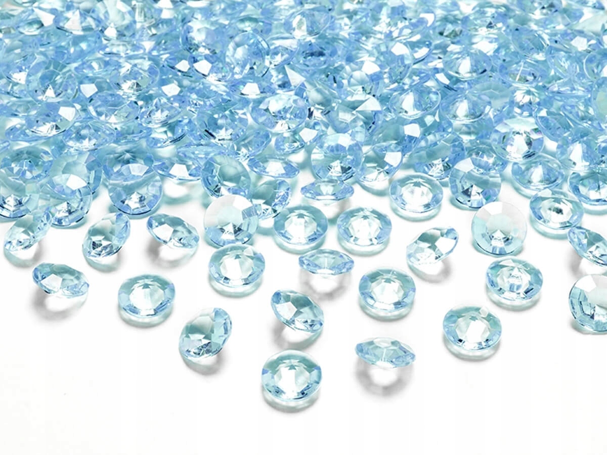 

Diamentowe konfetti turkusowe dekoracja stołu 100