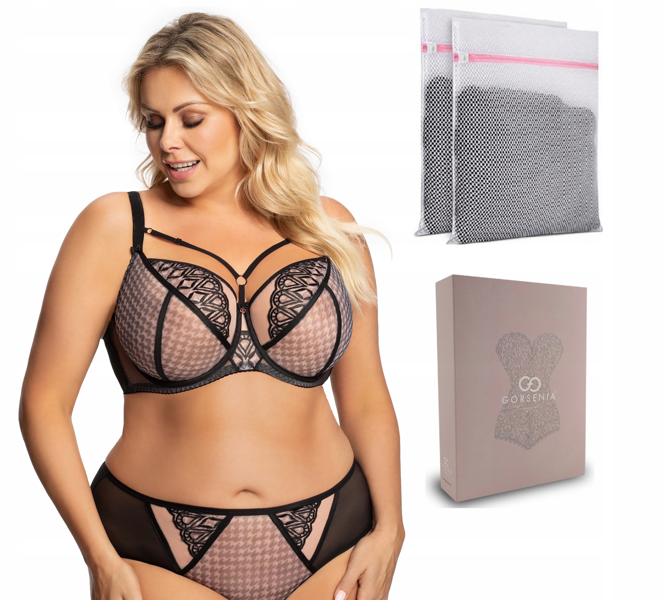 Biustonosz GORSENIA K701 CELINE miękki 65M WYPRZEDAŻ