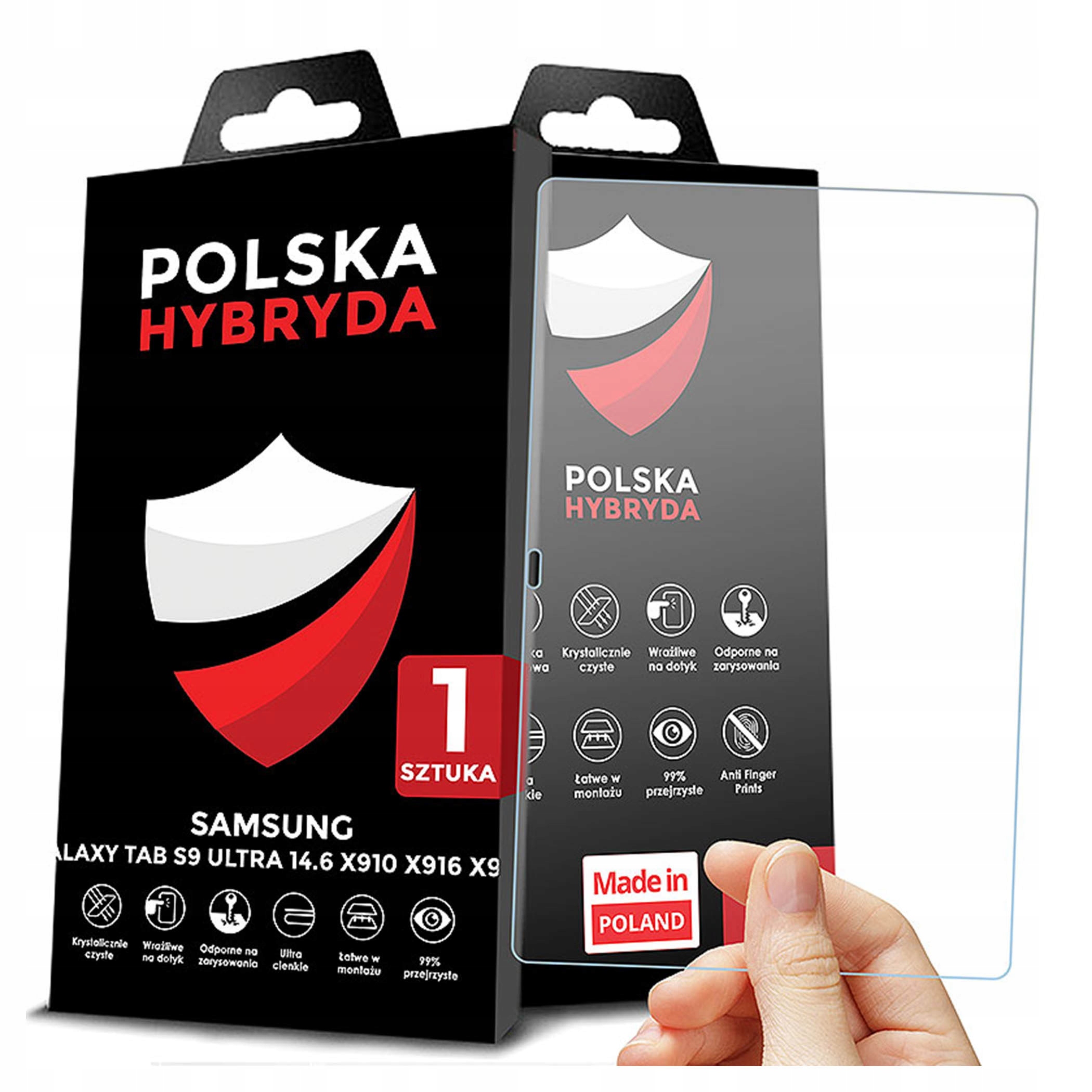 Szkło Ochronne Do Samsung Galaxy Tab S9 Ultra 14.6 Nietłukace Jakość