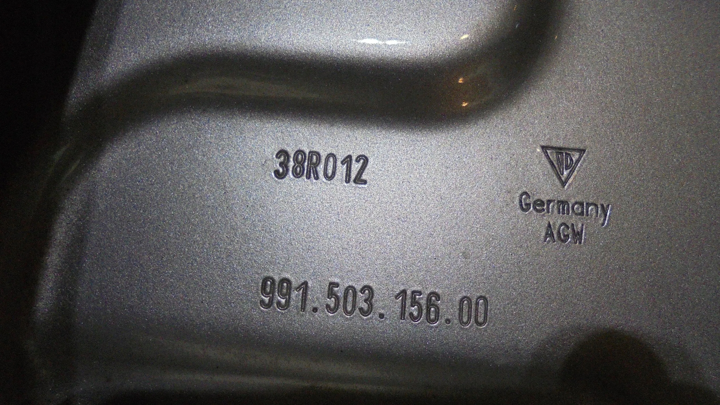 fender front right 99150315600 Porsche 911 991