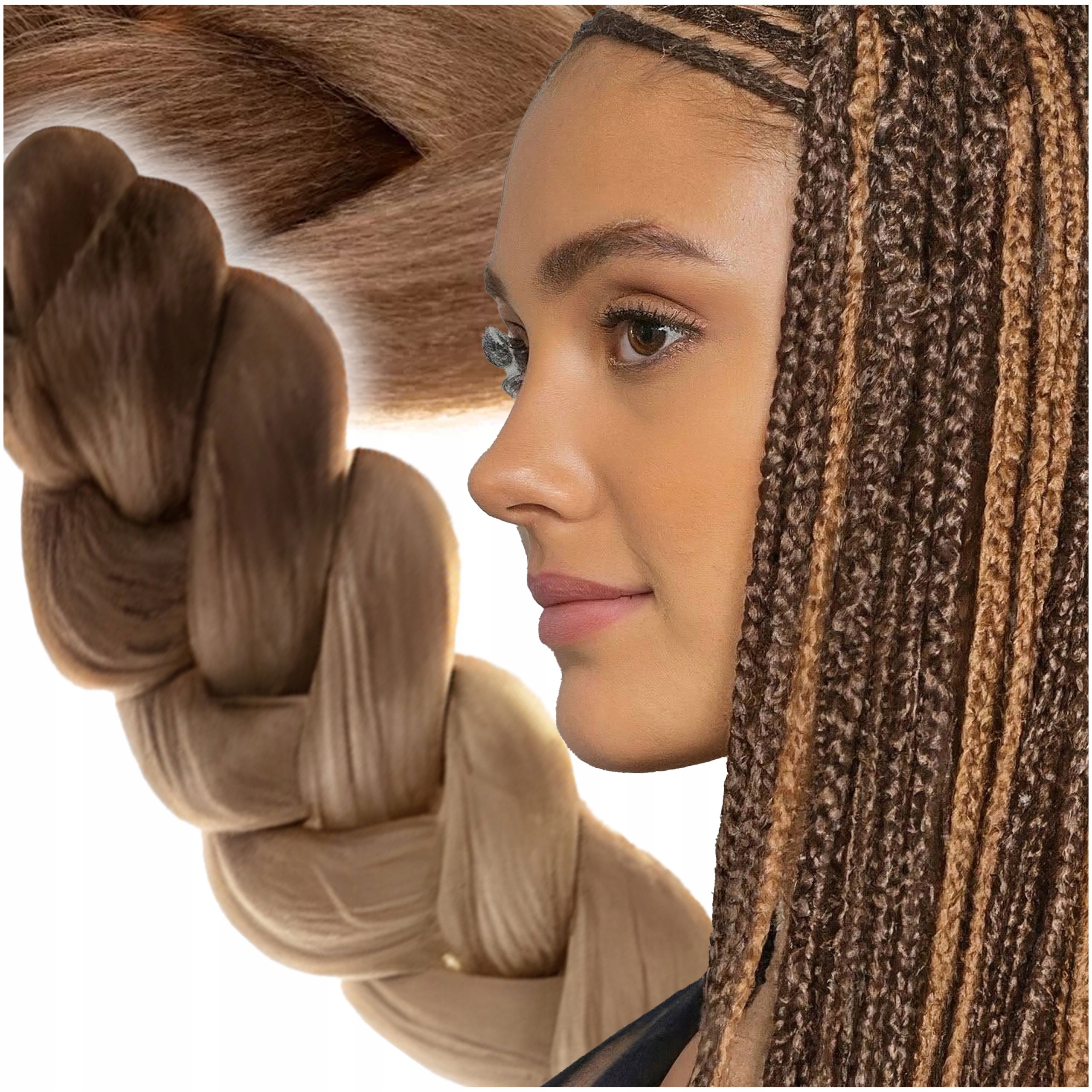 WŁOSY SYNTETYCZNE DO WARKOCZYKÓW KOLOROWE WARKOCZYKI DOCZEPIANE DŁUGIE 120