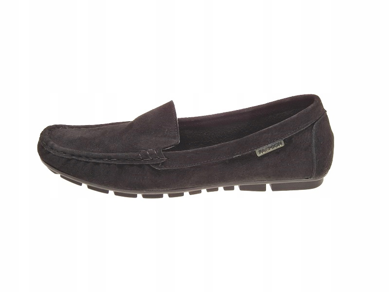 

Skórzane Mokasyny Półbuty LM03-1 Black r.39