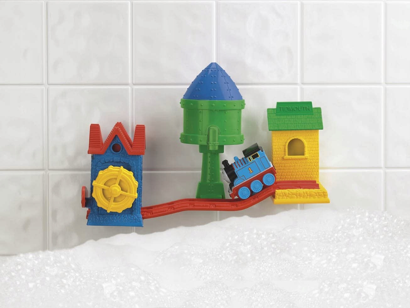 Tomek i Przyjaciele Tor do wanny wody kąpieli Materiał karton plastik