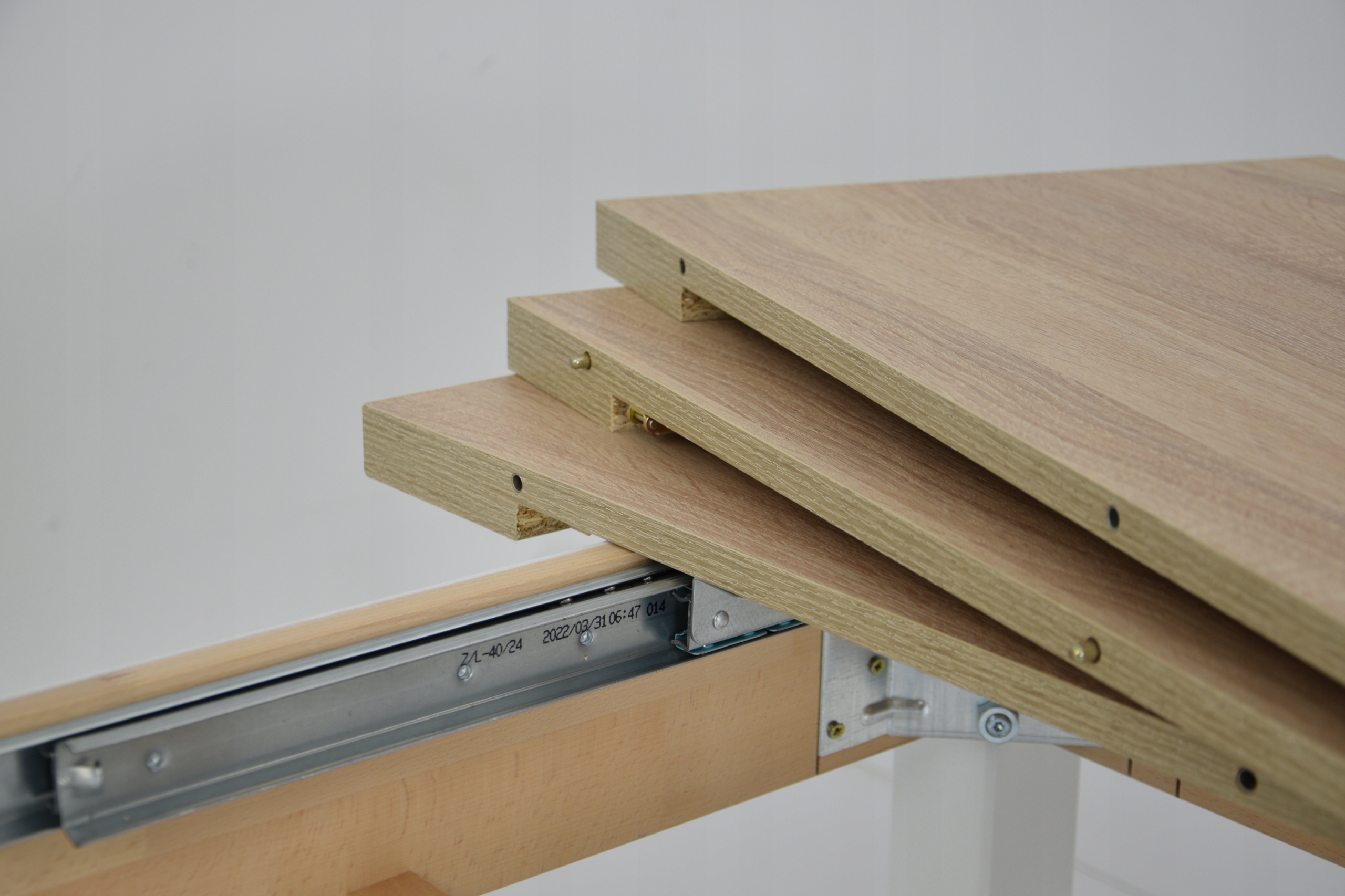 Duży stół SONOMA 90x160 do 240 cm LAMINAT Wysokość mebla 76 cm