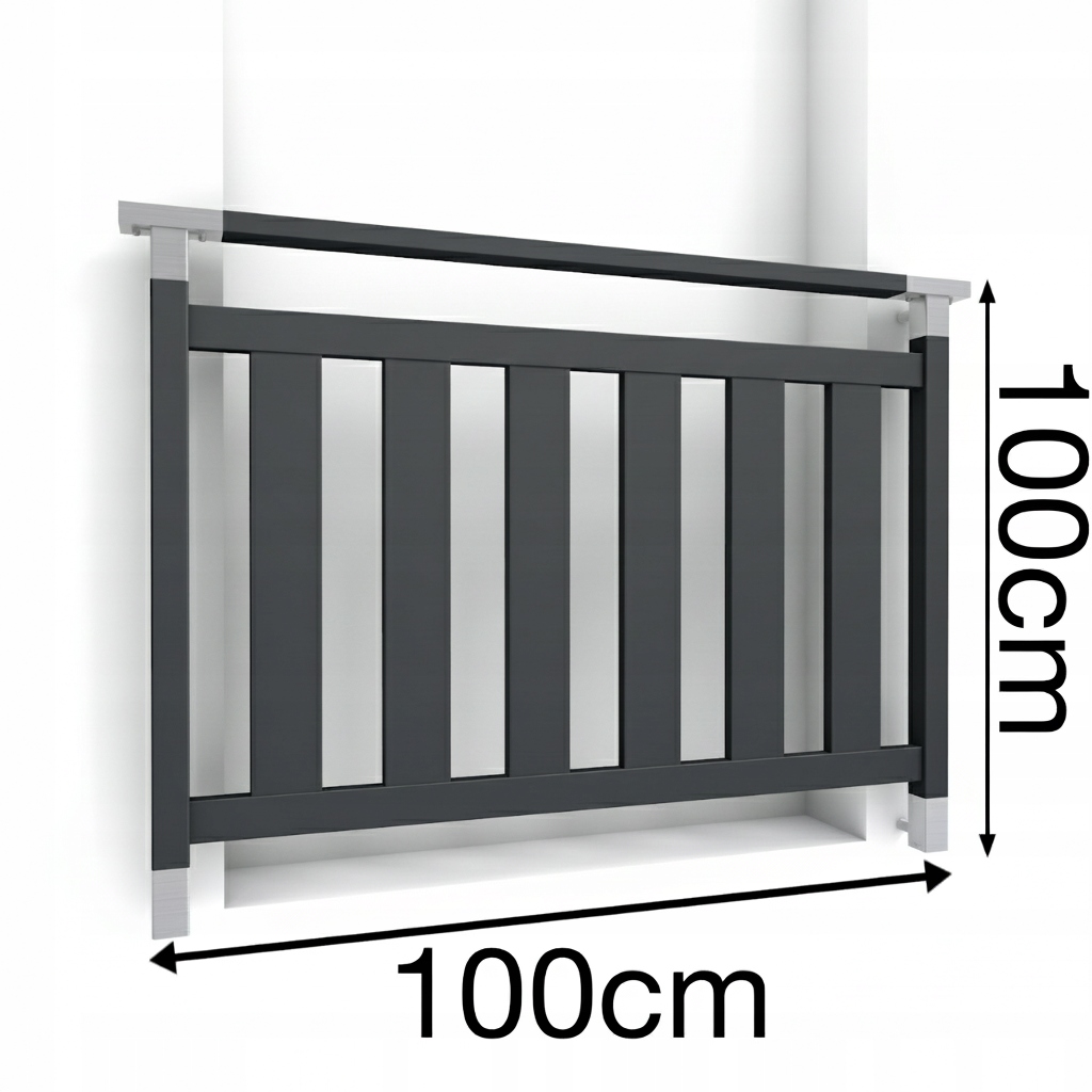 Prestige Francúzsky balkón 100 cm Balustrada Ral