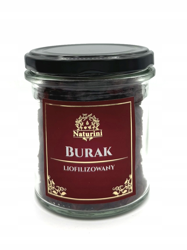 Warzywa liofilizowane Naturalne Burak Liofilizowany 45g Premium by Naturini