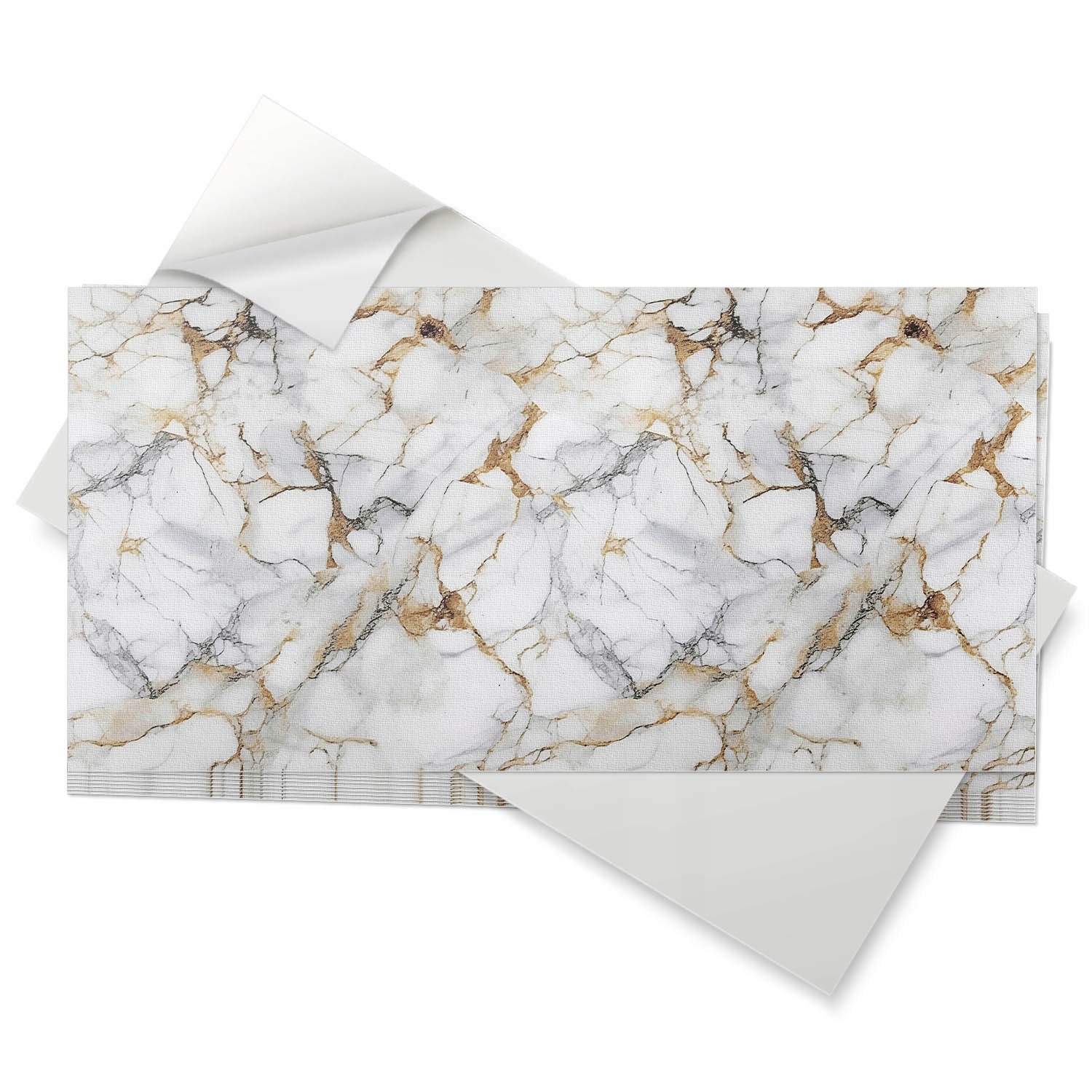 Balíček Pvc vinylových dlaždic 10 ks 40x20 cm Elegantní mramorový vzor