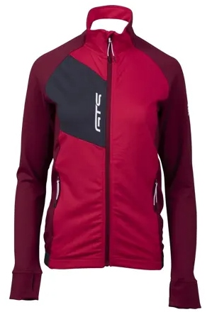 Gts 300431L Dámská funkční sportovní mikina na zip bez kapuce růžová 34 Xs