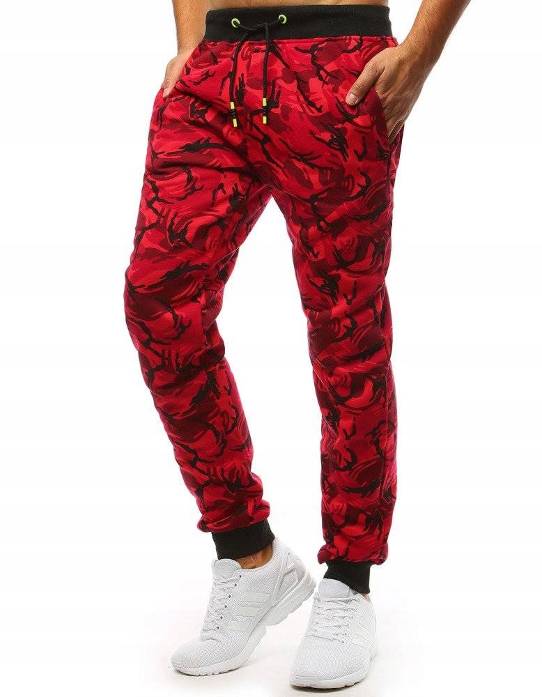 

Meskie Spodnie Dresowe Camo Czerwone roz. XL