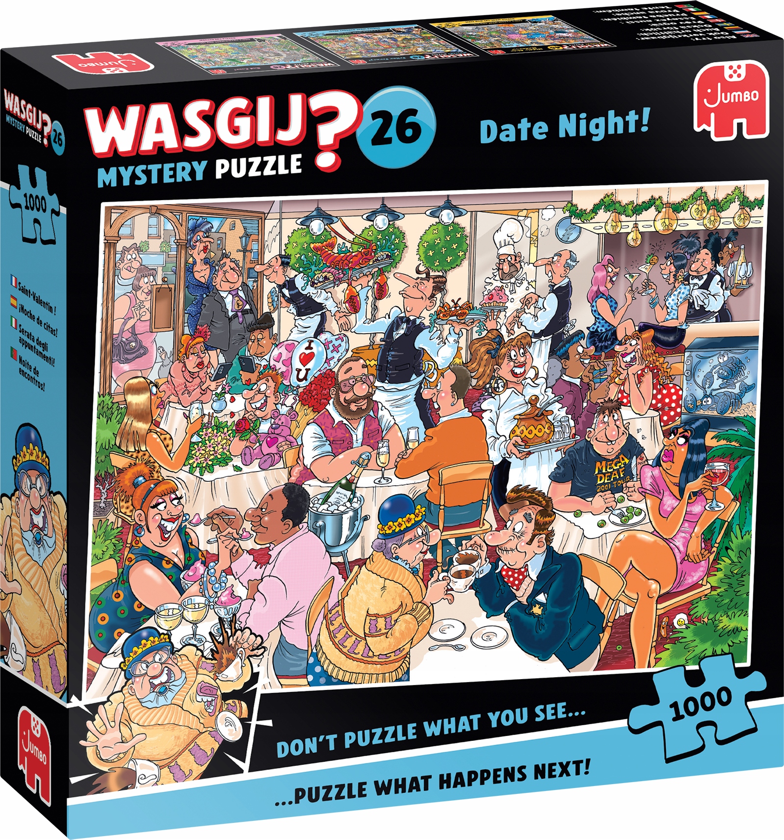 JUMBO Puzzle WASGIJ Mystery 26: Randka 1000 elementów